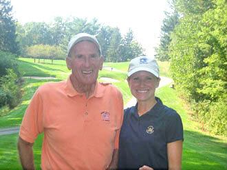 Catherine Powell and Bob Swanson at the The Greenbriar, White Sulphur Springs, West Virginia.